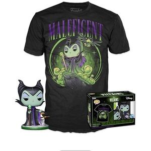 Disney POP! & Tee Box Disney Villains: Maleficent Size M